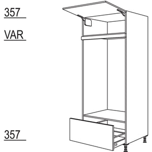 Nobilia XL-Geraete-Umbau Doppel-Backofen GAODA76-1X 31810