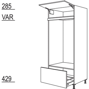 Nobilia XL-Geraete-Umbau Doppel-Backofen GDAODA76-1X 31814