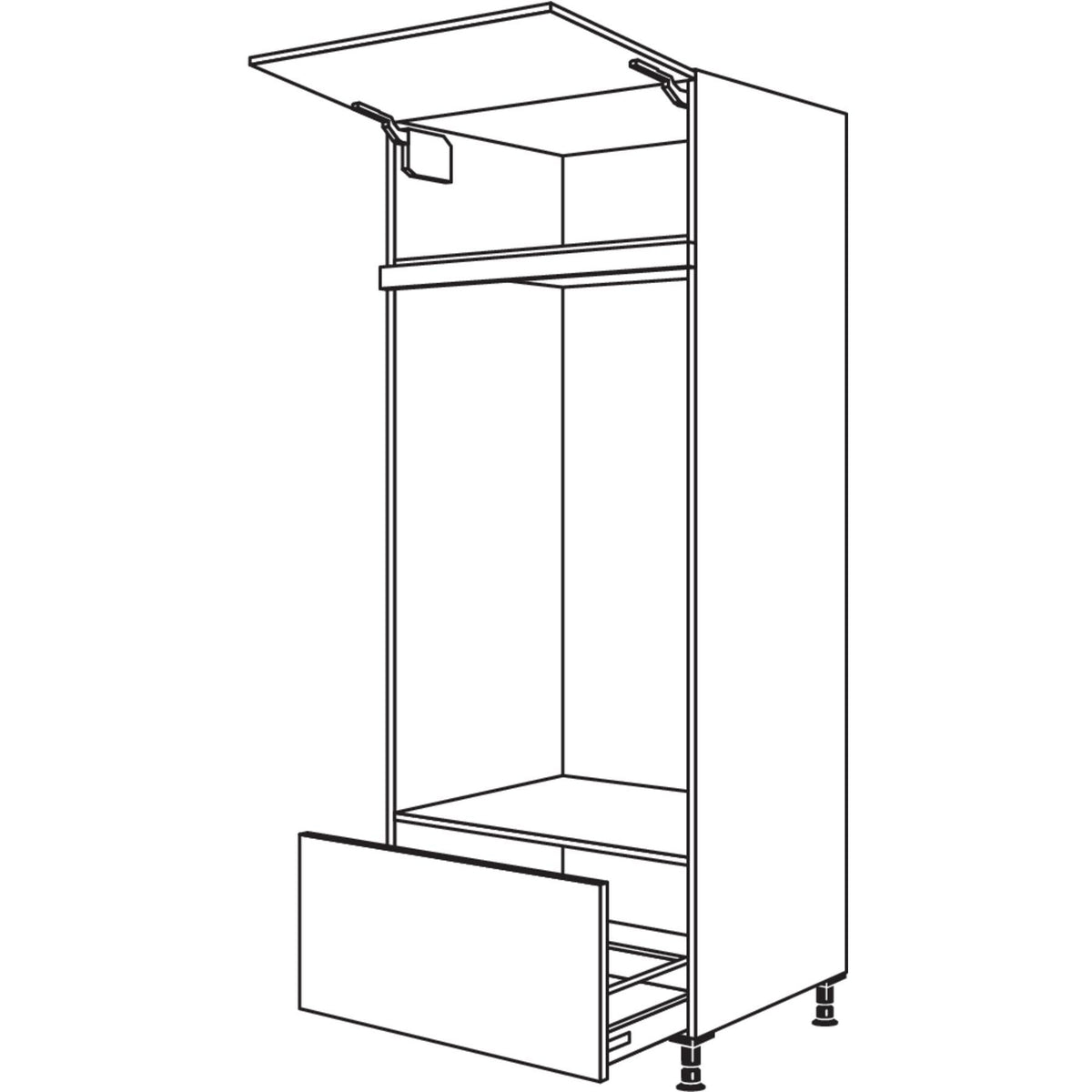 Nobilia XL-Geraete-Umbau Doppel-Backofen GDAODA76-2X 41814