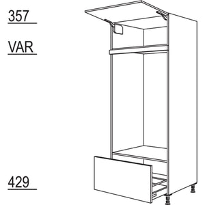 Nobilia XL-Geraete-Umbau Doppel-Backofen GDAODA76-2X 41814