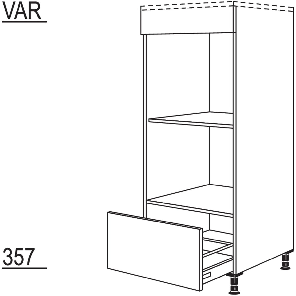 Nobilia XL-Geräte-Umbau GDKOA-X 33750