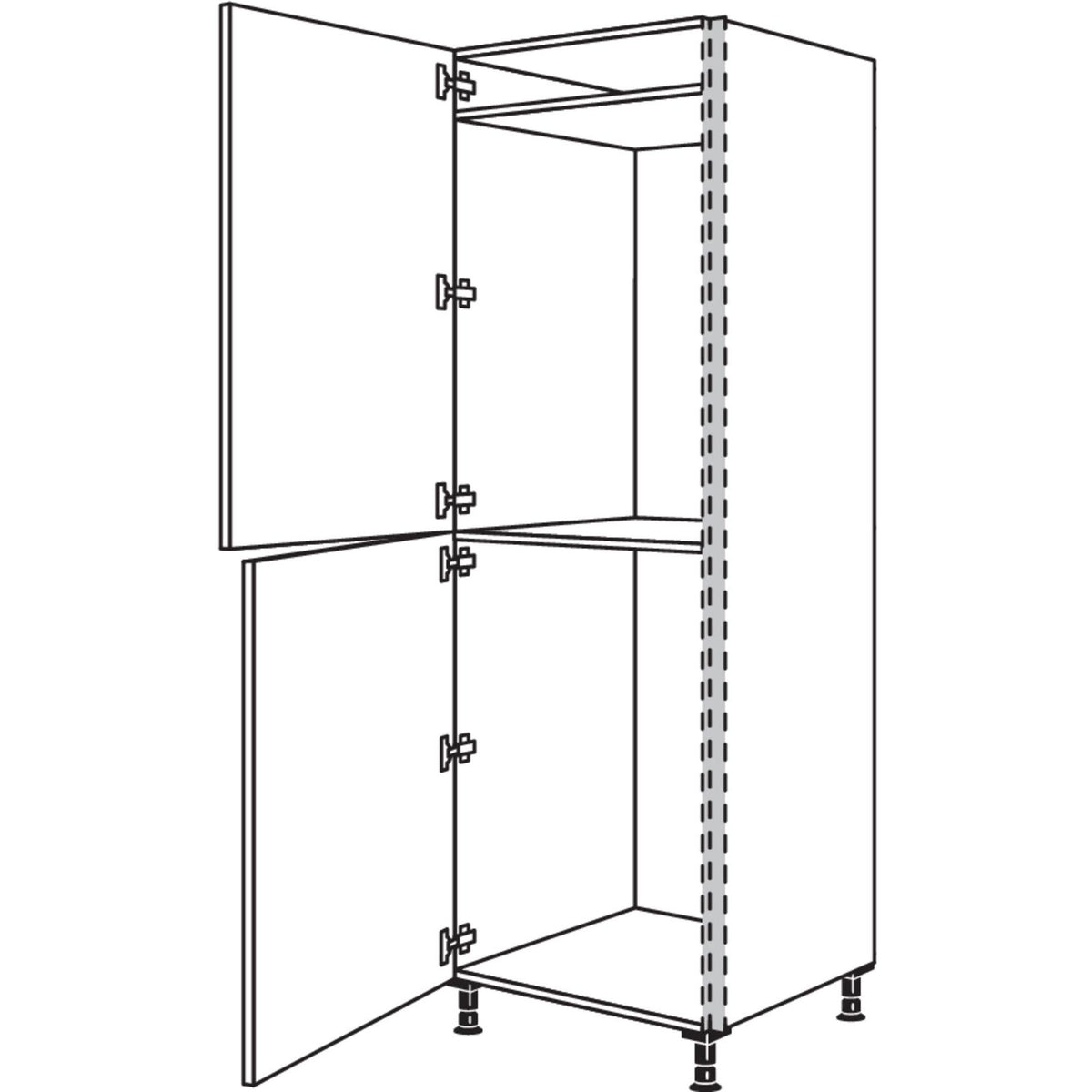 Nobilia XL-Geraete-Umbau Kuehl- und Gefrierautomat NGS88-88-1X 31974