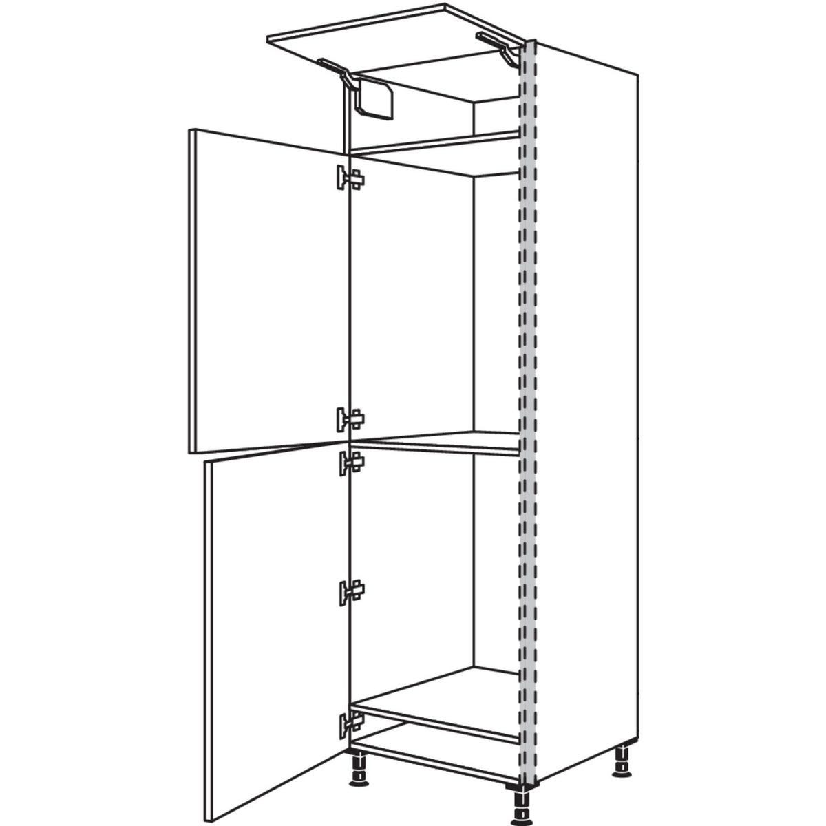 Nobilia XL-Geraete-Umbau Kuehl- und Gefrierautomat NGS88-88-3X 56974