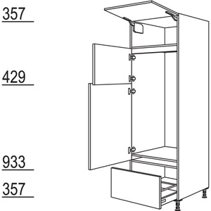 Nobilia XL-Geraete-Umbau Kuehl-Gefrierautomat G123GA-1X 30864