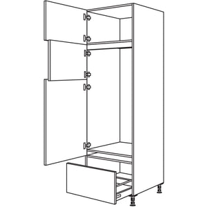 Nobilia XL-Geraete-Umbau Kuehl-Gefrierautomat G123GA-2X 42864