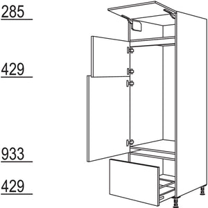 Nobilia XL-Geraete-Umbau Kuehl-Gefrierautomat GD123GA-1X 30865