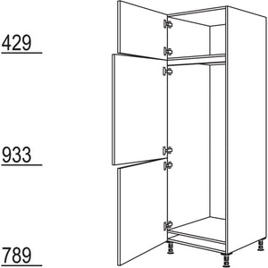 Nobilia XL-Geraete-Umbau Kuehl-Gefrierautomat GD145-2X 41869