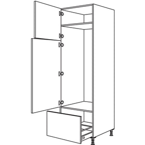 Nobilia XL-Geraete-Umbau Kuehl-Gefrierautomat GD145A-2X 41871