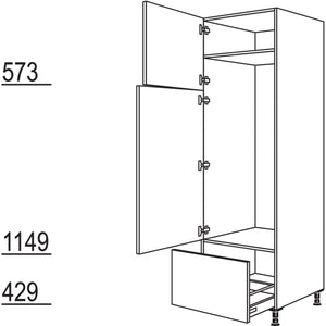 Nobilia XL-Geraete-Umbau Kuehl-Gefrierautomat GD145A-2X 41871