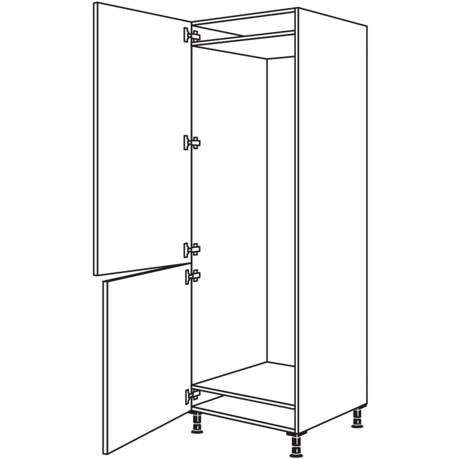 nobilia XL-apparaat-ombouw koel-vriescombinatie GD194-1X 60 cm