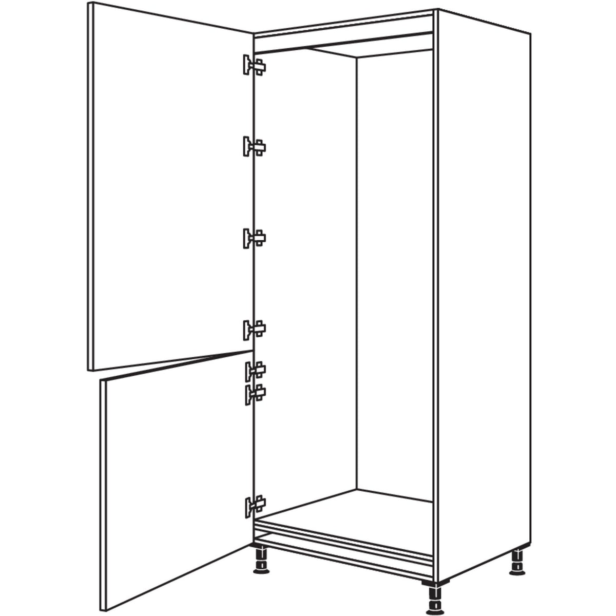 Nobilia XL-Geraete-Umbau Kuehl-Gefrierautomat GD194-76-1X 31805