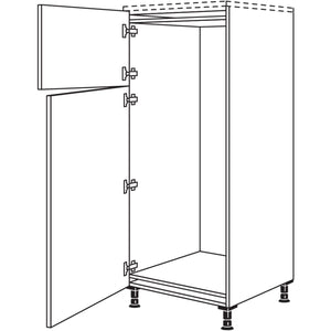 Nobilia XL-Geraete-Umbau Kuehl-Gefrierkombination G145E-X 31784