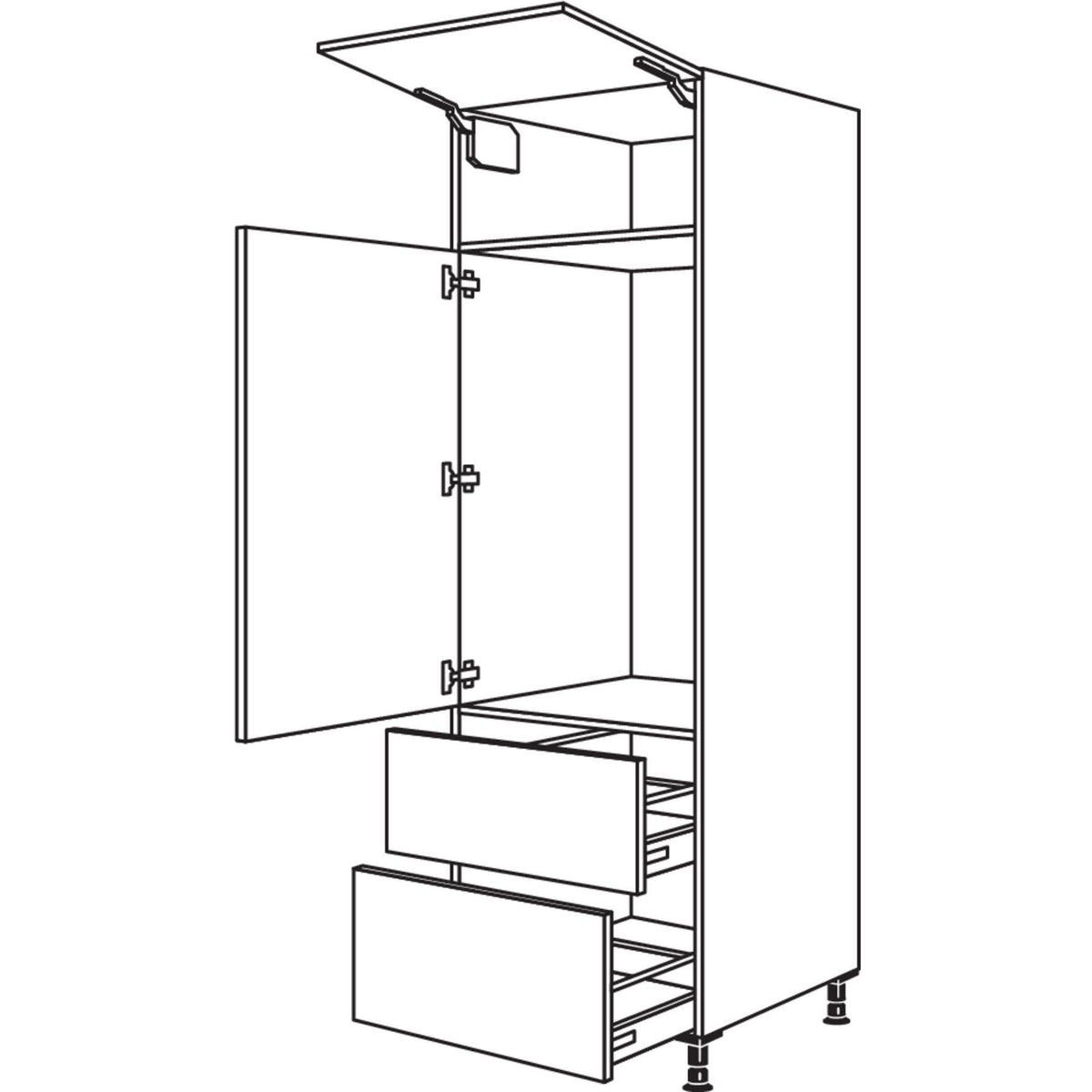 Nobilia XL-Geraete-Umbau Kuehlautomat G1032A-1X 32842