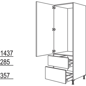 Nobilia XL-Geraete-Umbau Kuehlautomat G1232A-1X 30852