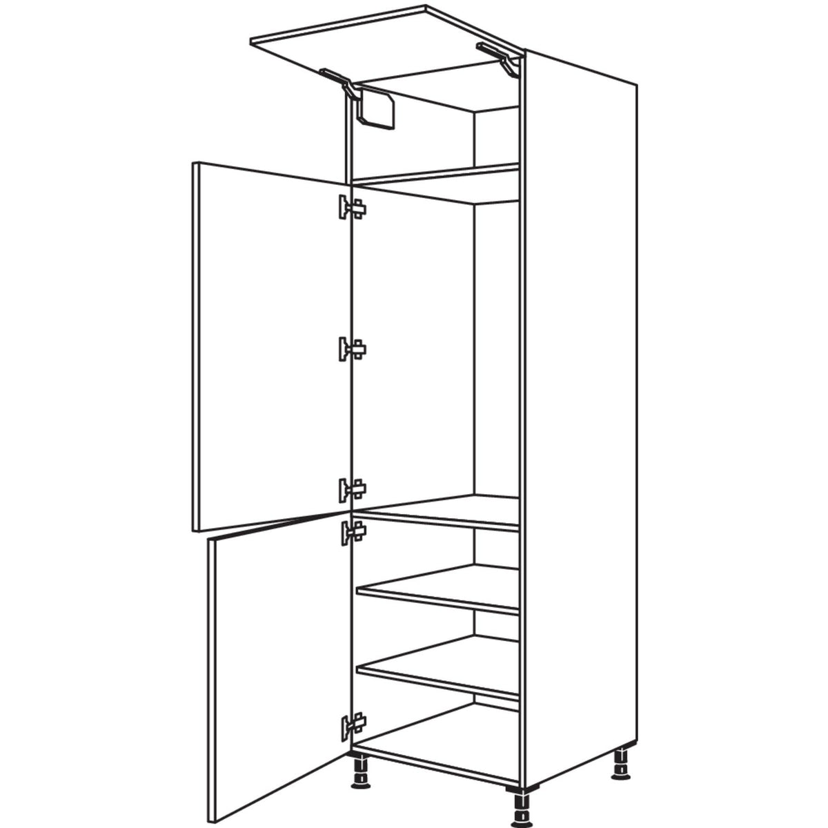 Nobilia XL-Geraete-Umbau Kuehlautomat GD103-3X 53841