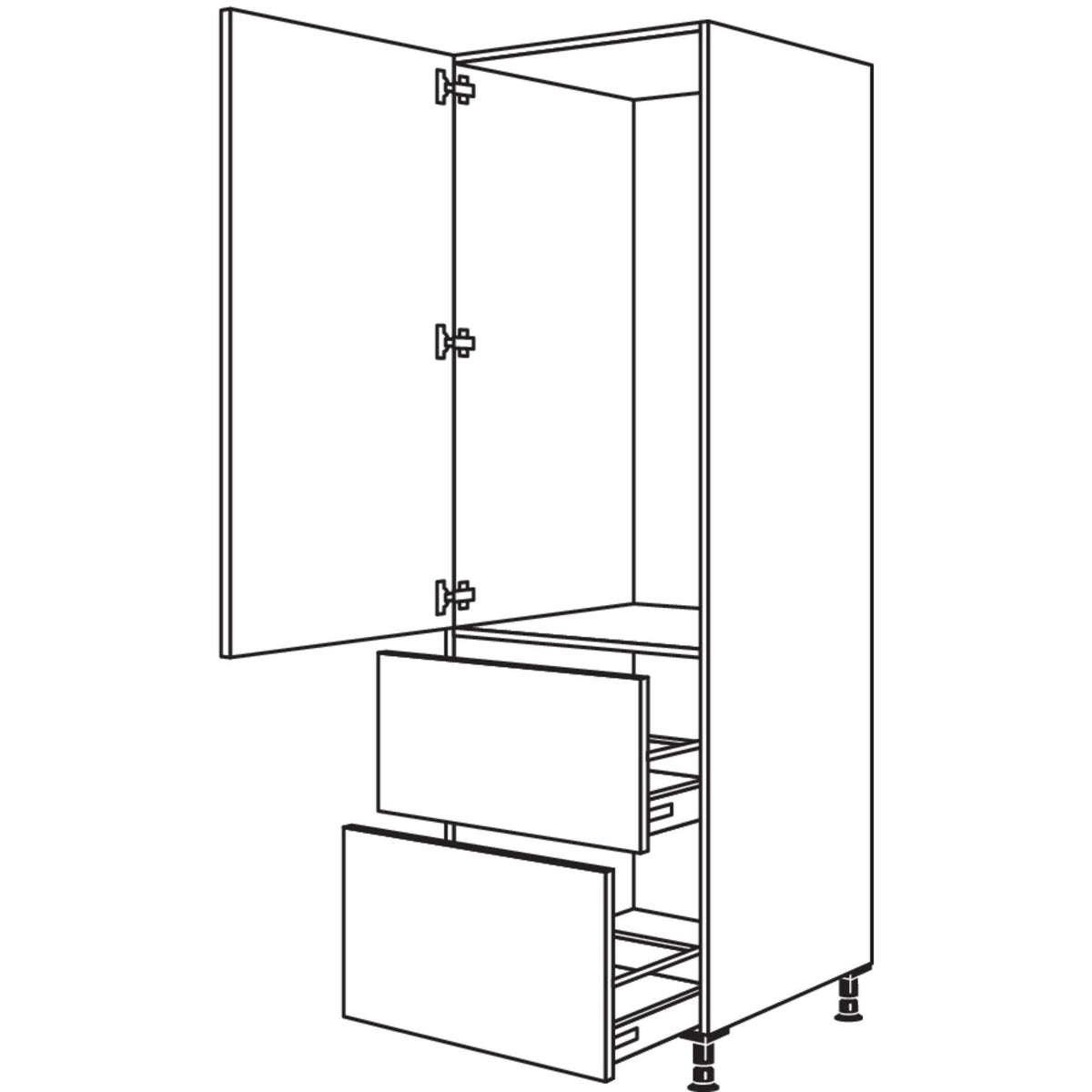 Nobilia XL-Geraete-Umbau Kuehlautomat GD1032A-1X 32845