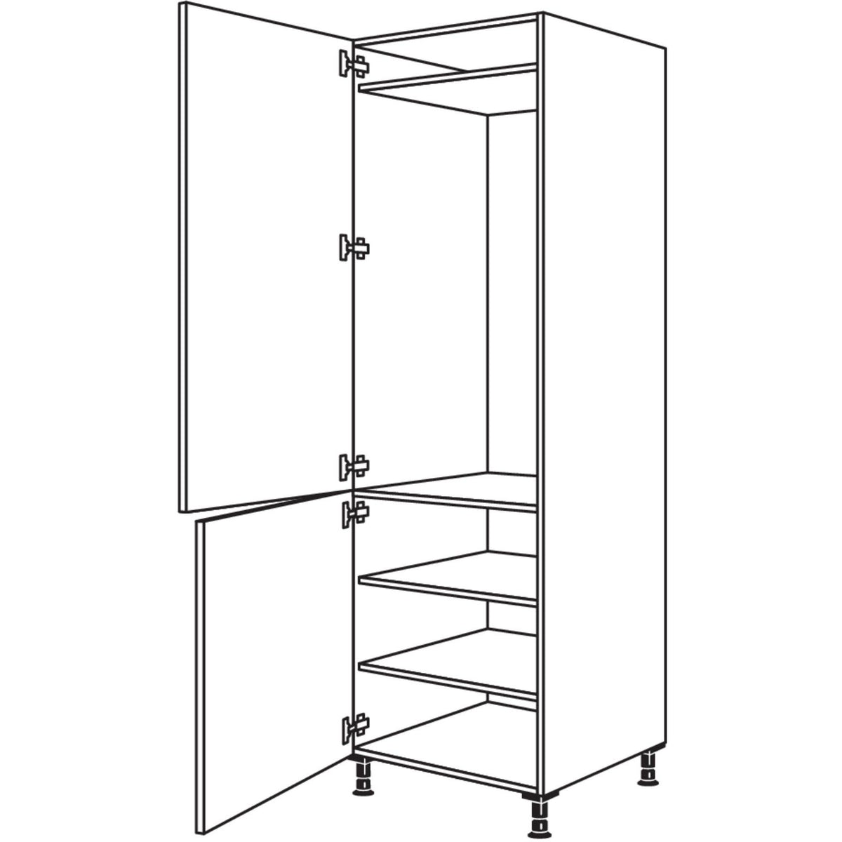 Nobilia XL-Geraete-Umbau Kuehlautomat GD123-2X 40851
