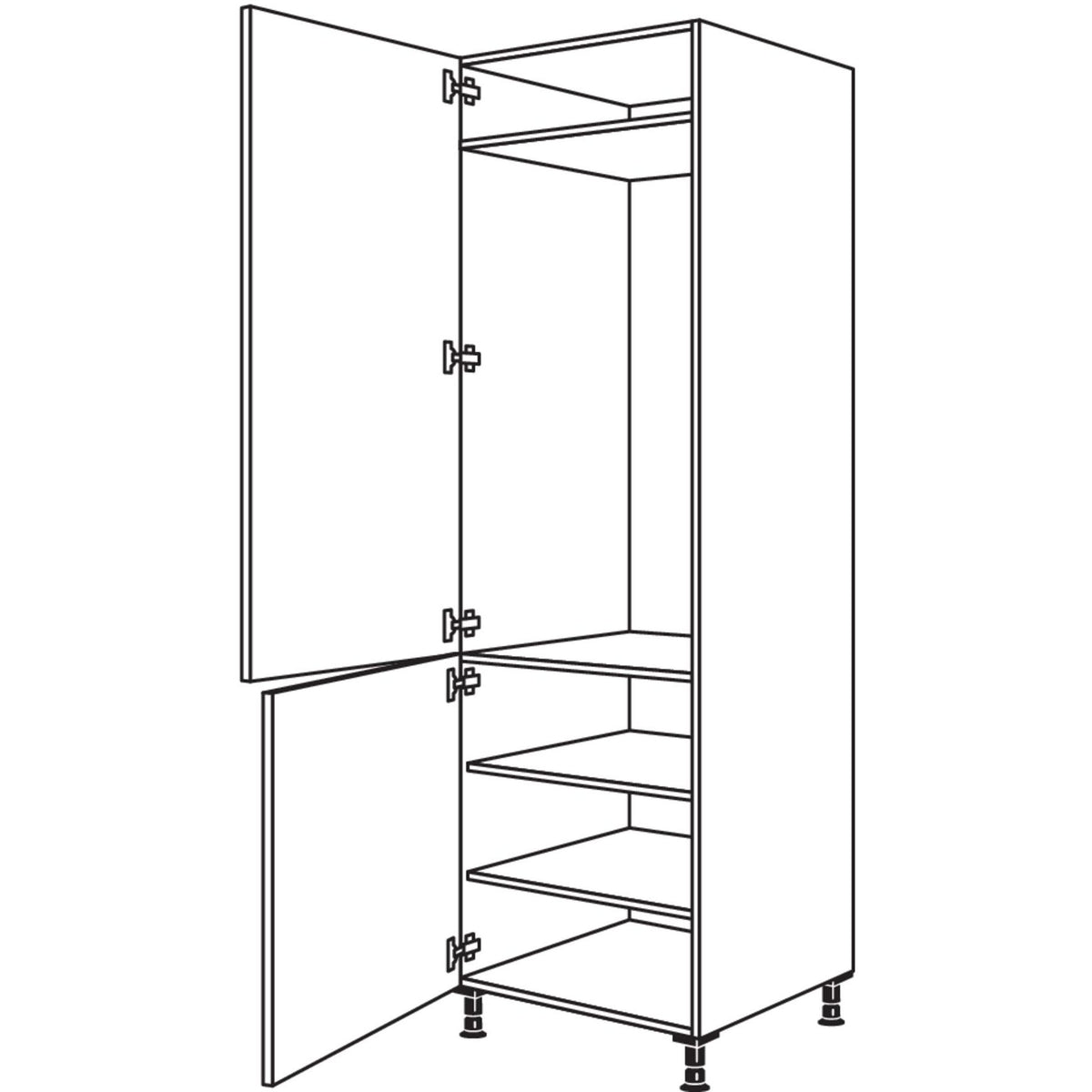Nobilia XL-Geraete-Umbau Kuehlautomat GD123-3X 53851