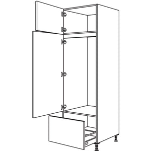 Nobilia XL-Geraete-Umbau Kuehlautomat GD123A-2X 41856