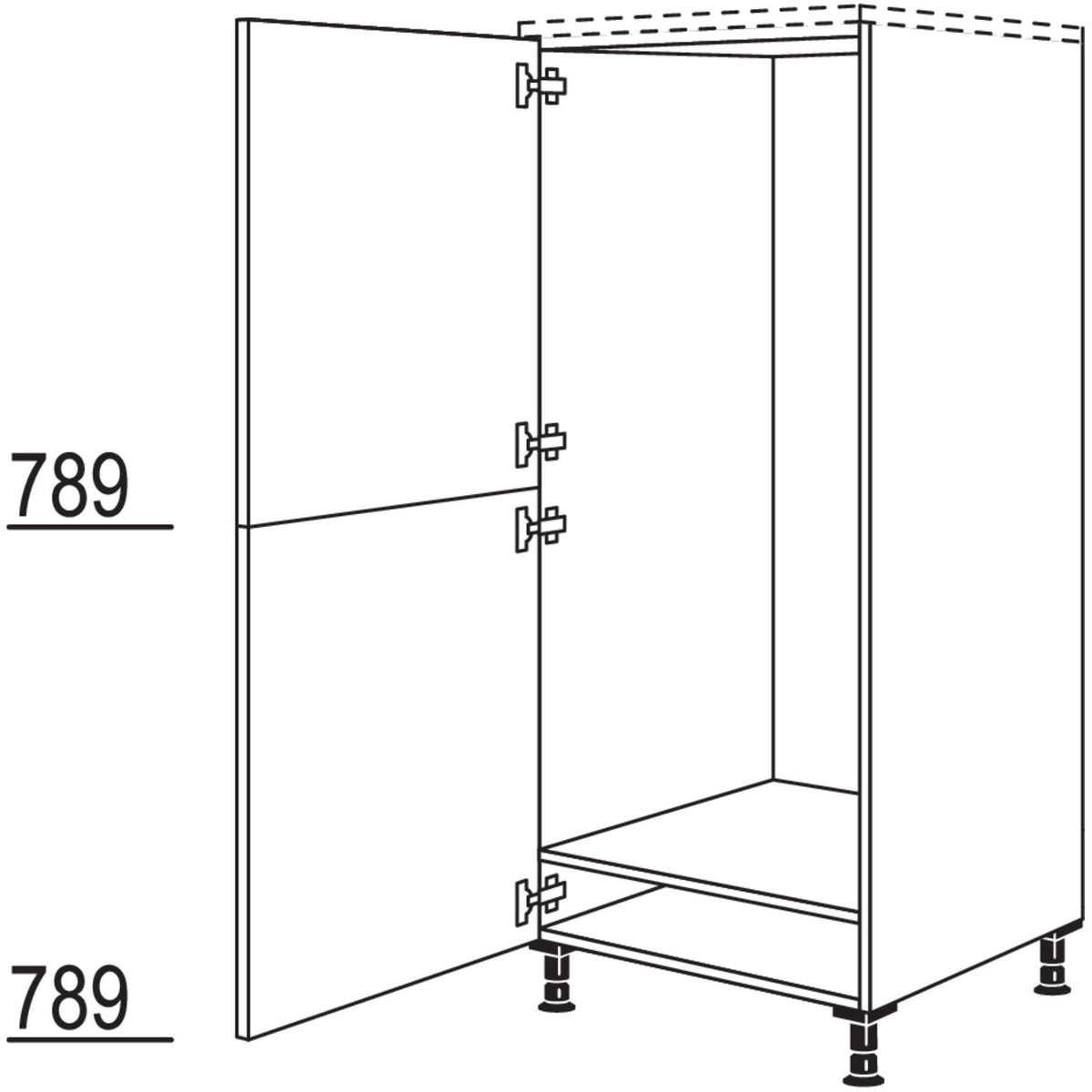Nobilia XL-Geräte-Umbau Kühlautomat GD140-X 31466