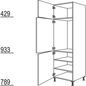 Nobilia XL-Geräte-Umbau Kühlautomat GD88-2X 40822