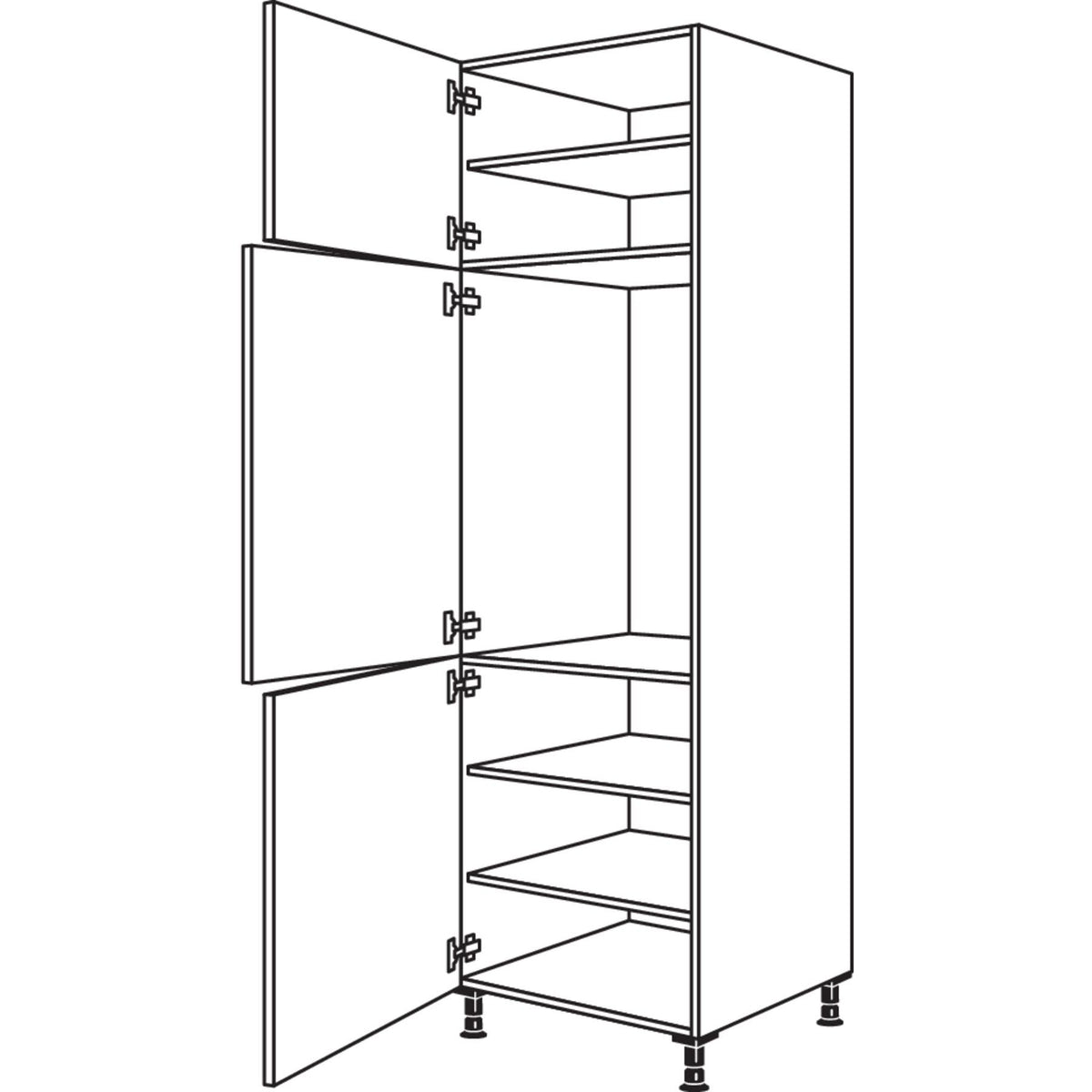 Nobilia XL-Geraete-Umbau Kuehlautomat GD88-3X 53822