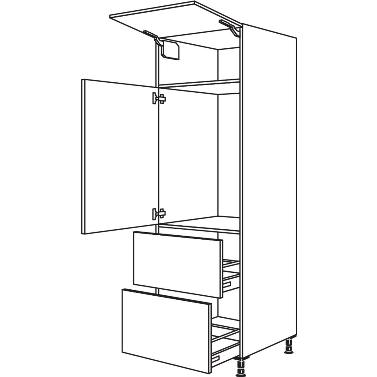Nobilia XL-Geraete-Umbau Kuehlautomat GD882A-1X 30827