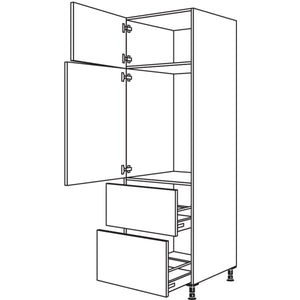 Nobilia XL-Geraete-Umbau Kuehlautomat GD882A-2X 40827