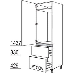 nobilia XL-Geraete-Umbau Kuehlautomat LG1232A-3X 51362