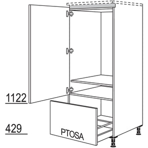 nobilia XL-Geraete-Umbau Kuehlautomat LG88A-X 53421