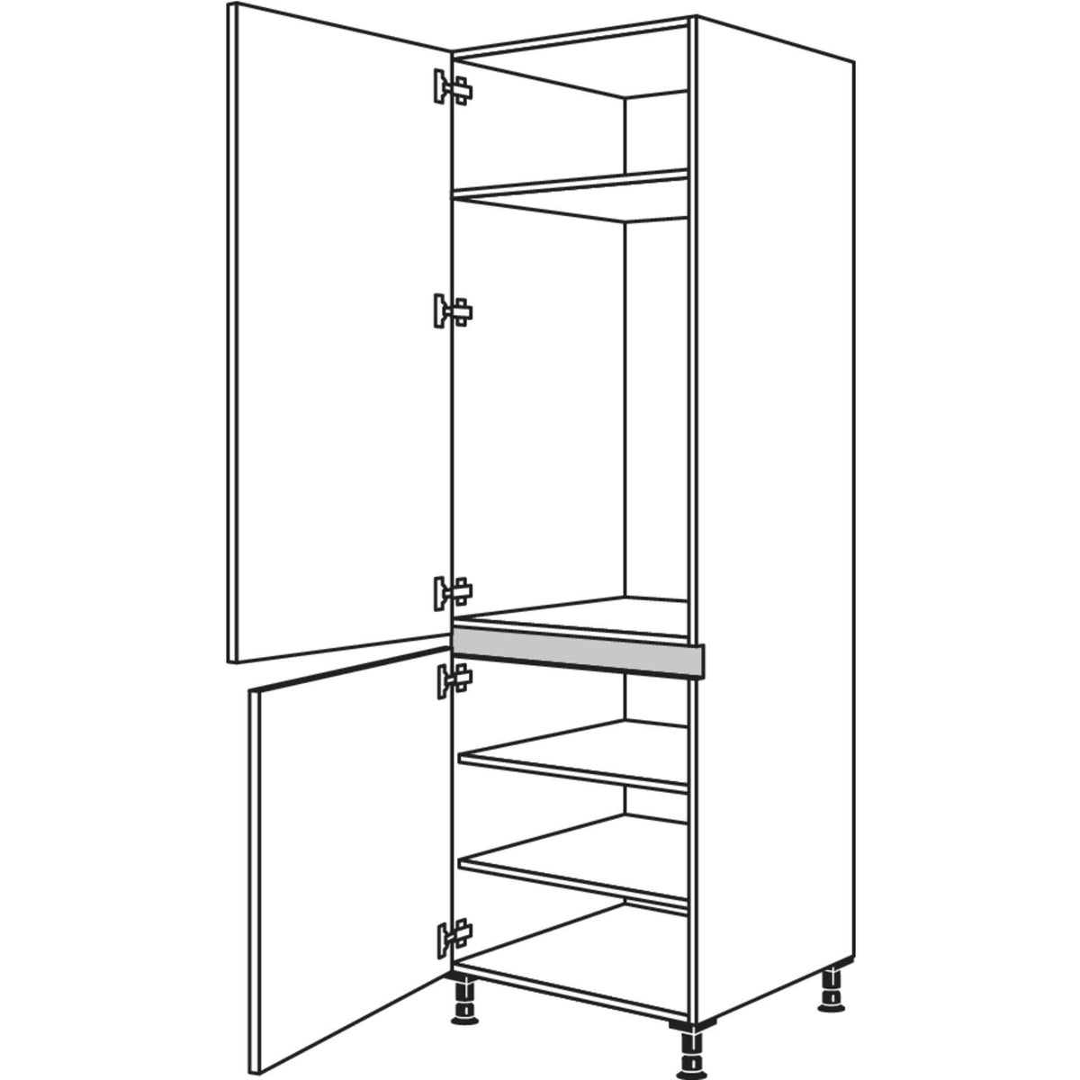 Nobilia XL-Geraete-Umbau Kuehlautomat NG103-2X 42351