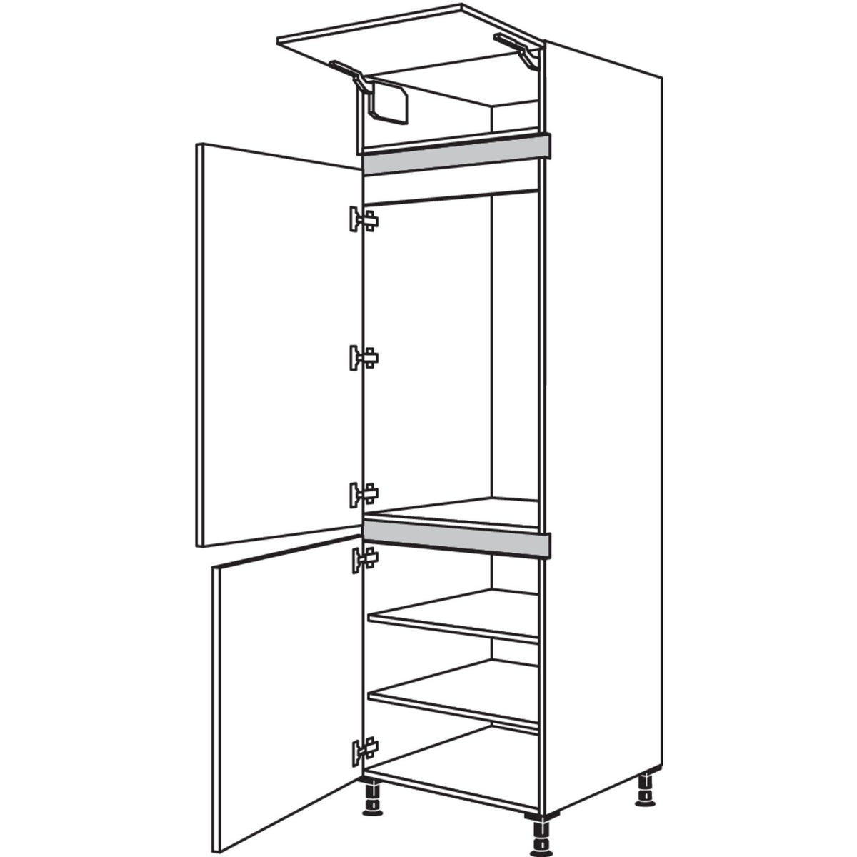 Nobilia XL-Geraete-Umbau Kuehlautomat NG103-3X 51351