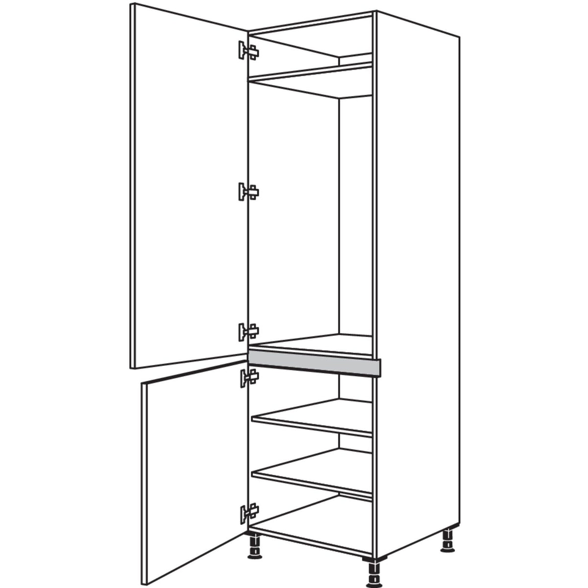 Nobilia XL-Geraete-Umbau Kuehlautomat NG123-3X 51363