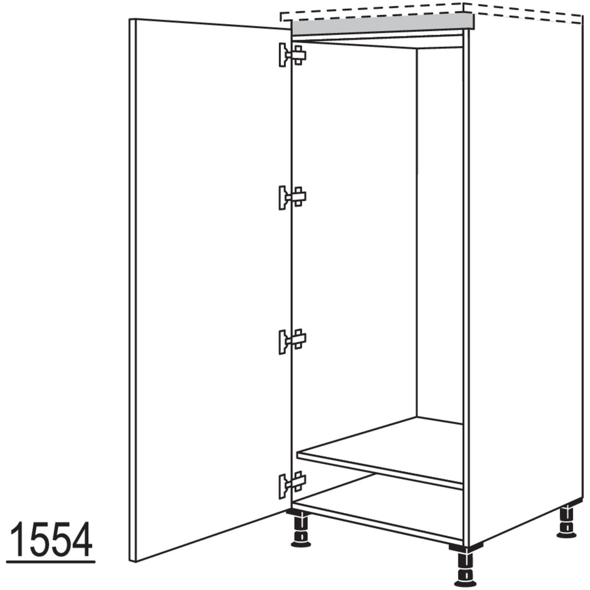 Nobilia XL-Geraete-Umbau Kuehlautomat NG123-X 58456