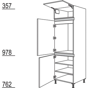 Nobilia XL-Geräte-Umbau Kühlautomat NG88-2X 42331