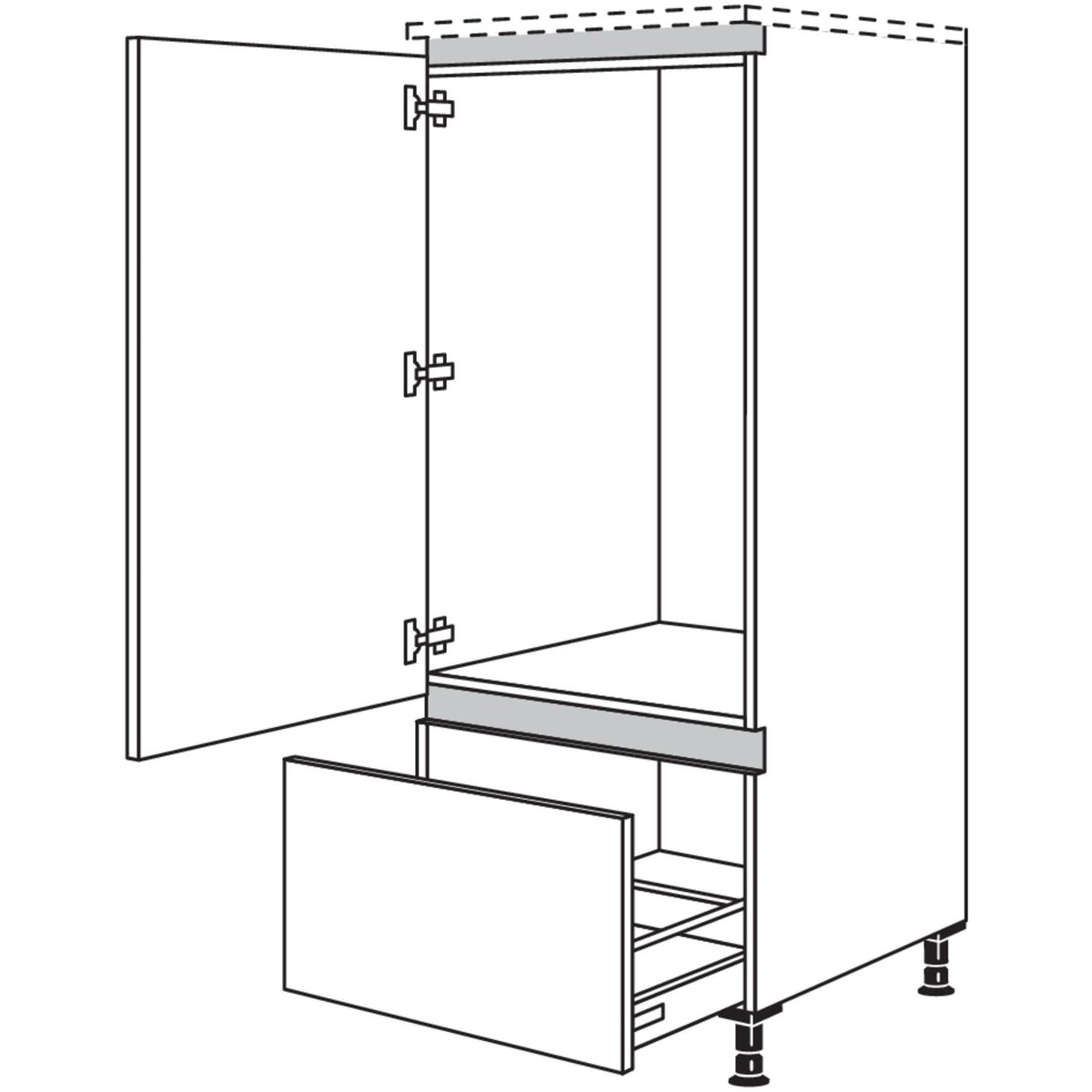 Nobilia XL-Geraete-Umbau Kuehlautomat NGA103-X 58439