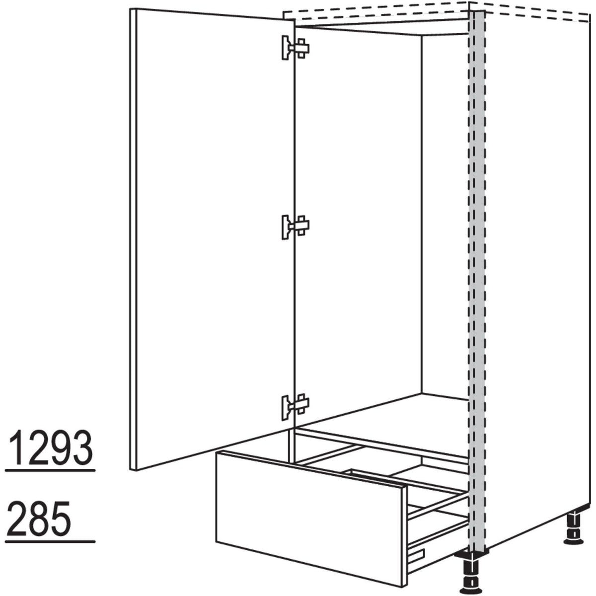 Nobilia XL-Geraete-Umbau Kuehlautomat NGS123A-X 62778