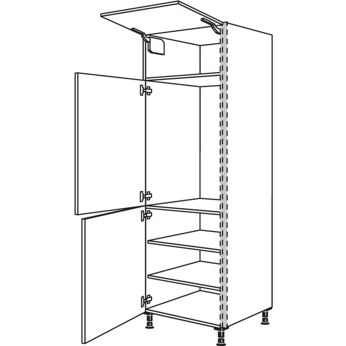 Nobilia XL-Geraete-Umbau Kuehlautomat NGS88-1X 31970
