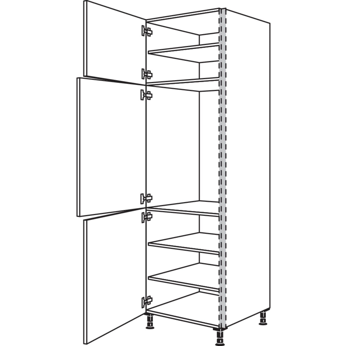Nobilia XL-Geraete-Umbau Kuehlautomat NGS88-3X 56970