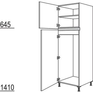 Nobilia XL-Geraete-Umbau Kuehlautomat NGT123-1X 33365