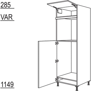 Nobilia XL-Geraete-Umbau Kuehlautomat und Backofen G103O-1X 32847