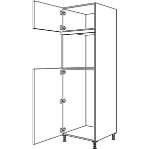 Nobilia XL-Geraete-Umbau Kuehlautomat und Backofen G103O-3X 53847