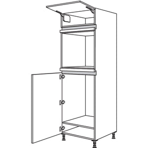 Nobilia XL-Geraete-Umbau Kuehlautomat und Backofen NG88O-1X 33334