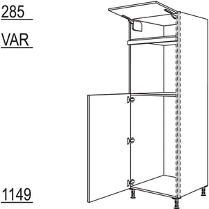 Nobilia XL-Geraete-Umbau Kuehlautomat und Backofen NGS103O-1X 31979