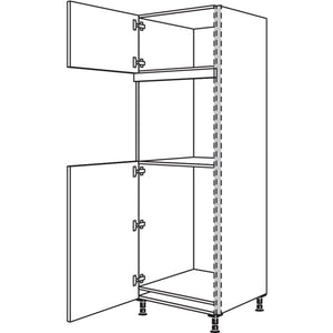 Nobilia XL-Geraete-Umbau Kuehlautomat und Backofen NGS88O-1X 31972