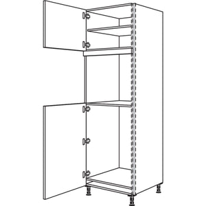 Nobilia XL-Geraete-Umbau Kuehlautomat und Backofen NGS88O-2X 45972