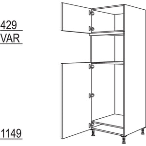 Nobilia XL-Geraete-Umbau Kuehlautomat und Dampfgarer - Kompaktgeraet G103DK-1X 32846