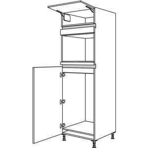 Nobilia XL-Geraete-Umbau Kuehlautomat und Dampfgarer - Kompaktgeraet NG103DK-2X 42355