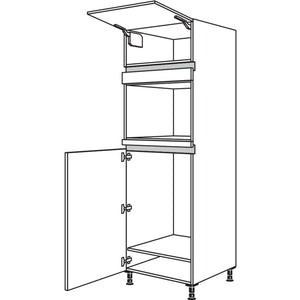 Nobilia XL-Geraete-Umbau Kuehlautomat und Dampfgarer - Kompaktgeraet NG88DK-1X 33333