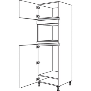 Nobilia XL-Geraete-Umbau Kuehlautomat und Dampfgarer - Kompaktgeraet NG88DK-2X 42333